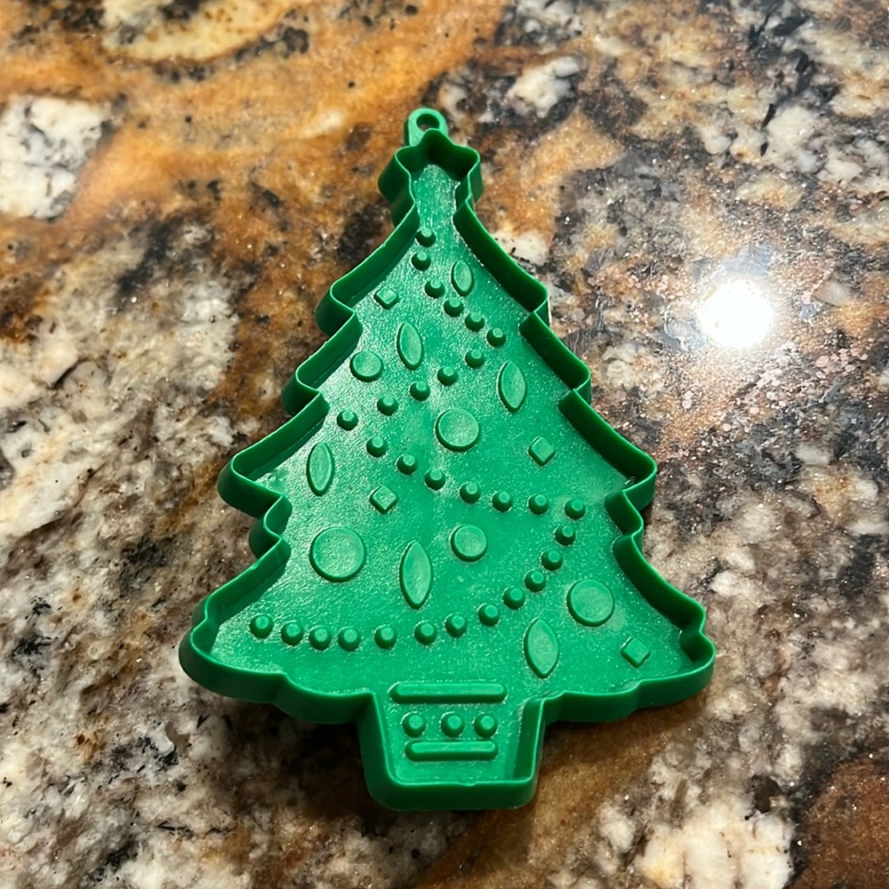 Hallmark Vintage 1970s  Plastic Christmas Tree Cookie Cutter